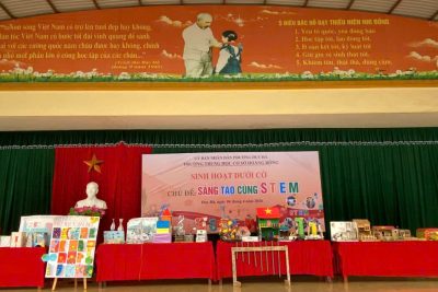 Một số hình ảnh buổi sinh hoạt dưới cờ ngày 06/4/2026 với chủ đề: Sáng tạo cùng STEM